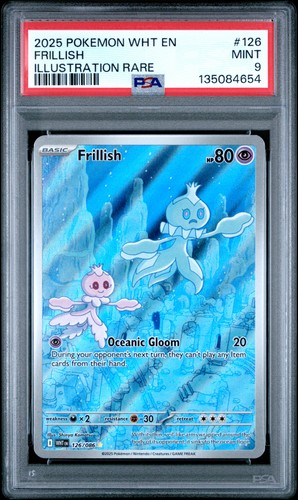 Frillish graded PSA 9 for sale on eBay
