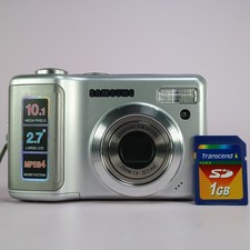 Samsung Digital Camera S1030 10.1MP Silver Tested