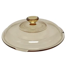 Visions V-33-C 3.5 qt/3.3 L Amber Glass Lid