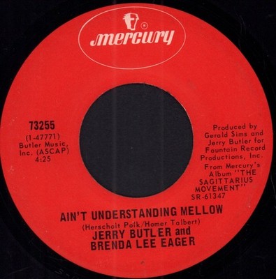 Jerry Butler und Brenda Lee Eager Ain't Understanding Mellow 7'' 45 RPM Vinyl