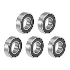 5pcs Deep Groove Ball Bearings Z2 10mm x 22mm x 6mm Double Sealed Carbon Steel