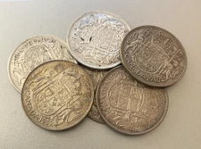 Less Than Melt! $1 FV 80% Junk Silver Canadian Mixed Year 50c