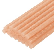 20pcs Mini Hot Glue Sticks for Glue Gun 0.27-inch x 4-inch Glitter Orange 0.33 per stick