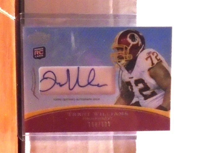 2010 Topps Prime: Rookie Autograph: Trent Williams - WASH/SF #168/599