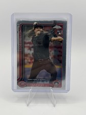 2025 Topps Chrome Update Rhett Lowder Rookie Debut #USC110 Cincinnati Reds