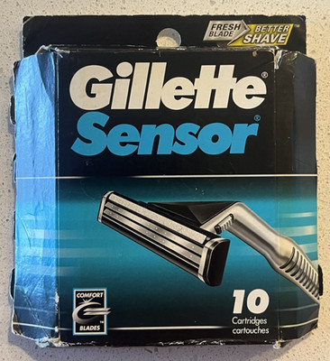 Gillette Sensor.10 Cartridges.