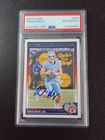 2024 PANINI SCORE #303 DRAKE MAYE in person ON CARD auto ROOKIE RC PSA Authentic