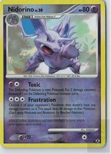 NIDORINO 74/111 Rising Rivals Common POKEMON REVERSE HOLO LIGHTLY PLAYED