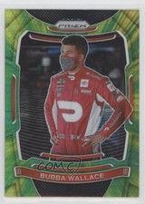 2021 Panini Prizm Green & Yellow Hyper Prizm Bubba Wallace #52 po7