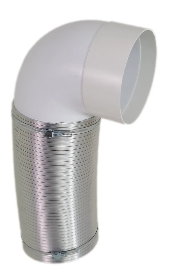 Wall Box Set Ø150 Stainless Steel Exhaust Extractor Backflow Flap Kitchen S1-R - Image 3 of 4