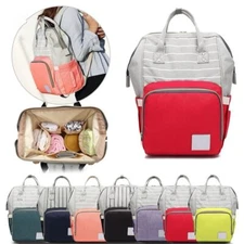Baby Diaper Bag Backpack Waterproof Mummy Baby Travel Multi-Function Bag Nappy