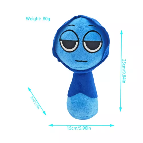 9.8" Horror Game Sprunki Plush Cartoon Soft Stuffed Pillow Dolls For Kid Toys - Picture 19 of 45