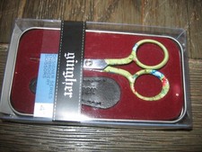 GINGHER DESIGNER SERIES SCISSORS " SARAH " NEW 4" EMBROIDERY