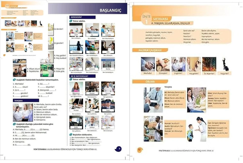 New istanbul Turkish Book For Beginner Foreigners A1 Level with Online QR Code - Image 4 of 4