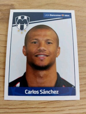 Panini Liga MX BBVA Bancomer Carlos SANCHEZ Sticker 218 Monterrey Uruguay Mexico