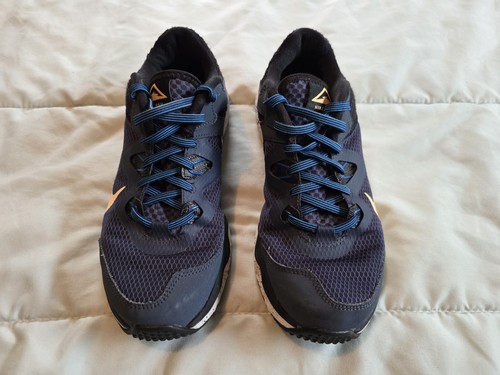 Nike Juniper Trail Running Shoes Mens Size 8 Navy Blue Melon CW3808-401 Sneaker - Picture 4 of 16