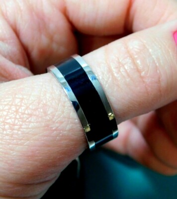 Anello Chevalier Ovale In Argento Con Smalto Nero | Anelli - Foto 9