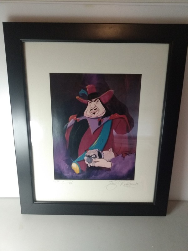 Disney Signed Eric C Robison Governor Radcliffe And Percy Framed 1995 Pocahontas