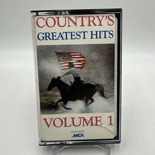 Vintage 1980 Country's Greatest Hits Vol 1 Cassette Tape Country MCA Records