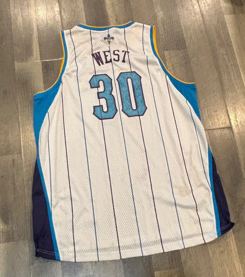 Винтажная футболка David West New Orleans Hornets размер 3XL - Изображение 2 из 4