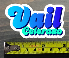 Vail Sticker Decal Colorado 3" Keystone Breckenridge Copper Ski Mountain Alta