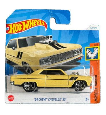 HOT WHEELS 64 CHEVY CHEVELLE MUSCLE MANIA