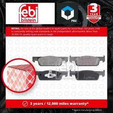 Brake Pads Set fits RENAULT CLIO Mk4 Front 9 1.2 1.5D 2012 on 410602581R Febi