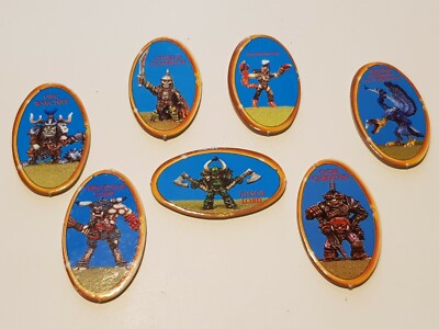 GW Advanced HeroQuest Charakter Monster Token blau CHAOS Preis je