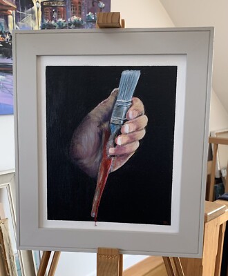 StigmARTa'''' - ein Originalkunstwerk in Acryl, auf Leinwandplatte, gerahmt.