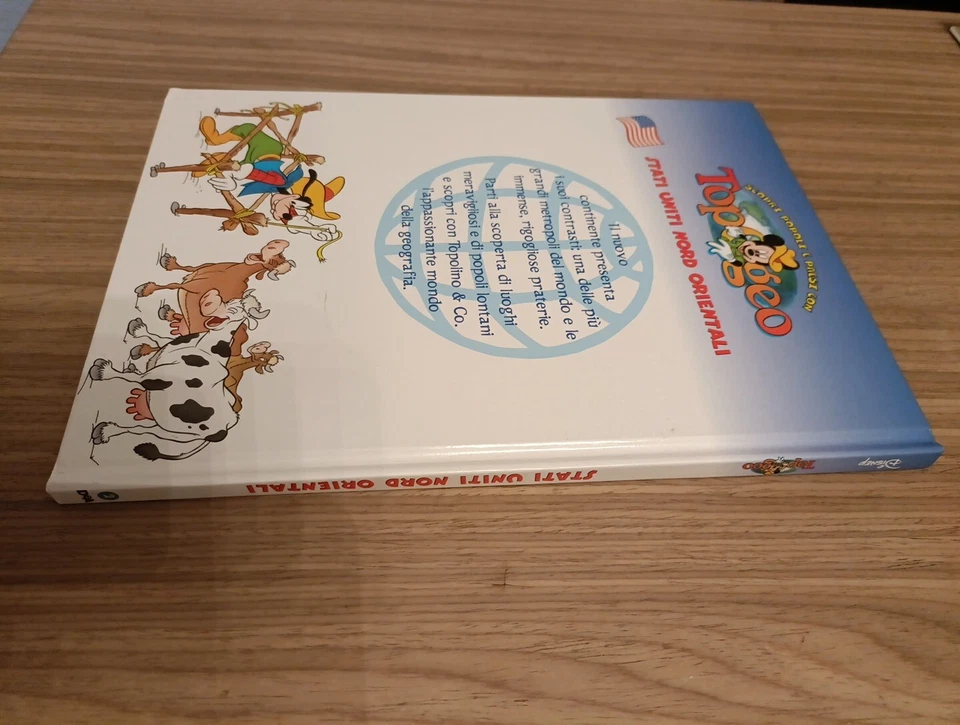 {BRX11} libro - TOPOGEO 2 Stati uniti nord orientali  -De AGOSTINI junior DISNEY - Immagine 4 di 4