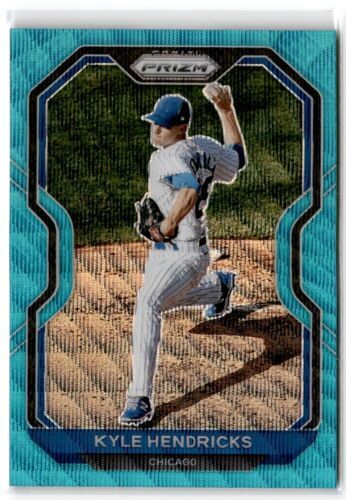 2021 Panini Prizm Teal Wave Kyle Hendricks #97 Chicago Cubs