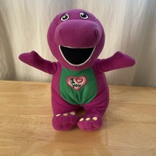 Barney the Purple Dinosaur Plush Singing I Love You 2013 9 Works
