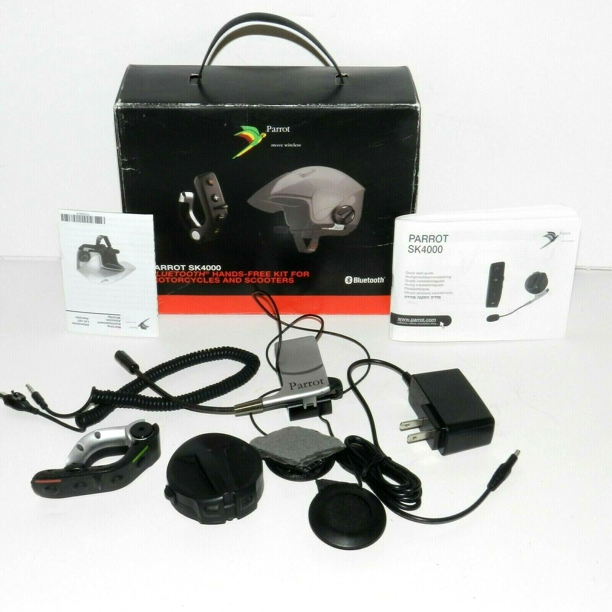 Parrot SK4000 Bluetooth Hands Free Kit for Motorcycles and