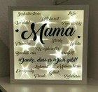 Mama, Danke dass es Dich gibt, Leuchtrahmen Lichtrahmen Bilderrahmen, Geschenk