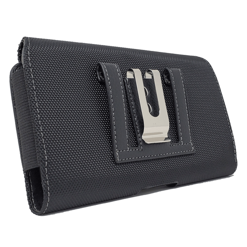 Cell Phone Holster Rugged Carrying Case Wallet Pouch w/ Metal Belt Clip(3 sizes) - Picture 30 of 37