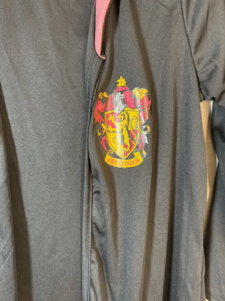Disfraz de Harry Potter Juvenil Negro Rojo Gryffindor Bata Rubíes Halloween Vestir Foto 2 de 4