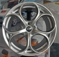 Set of 4 Alloy Wheels 8j +9jx19" original part ALFA ROMEO GIULIA Ti, Q4, Veloce