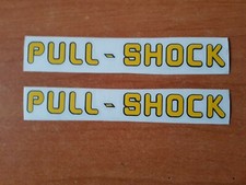 COPPIA ADESIVI PULL - SHOCK FORCELLONE POST. ANCILLOTTI ANNI '80 STICKERS DECAL