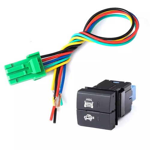9 Style Dual Dash Push Switch Blue LED For Toyota Prado 150 Corolla Camry 18-25 - Picture 16 of 18