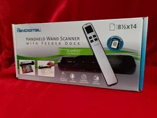 Pandigital Handheld Wand Scanner With Feeder Dock 300/600 DPI Model PANSCN09 