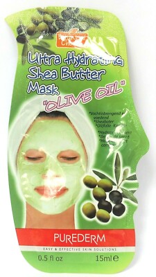 Botanical Choice Purederm Ultra Hydrating Shea Butter Mask Olive Oil 15ml New