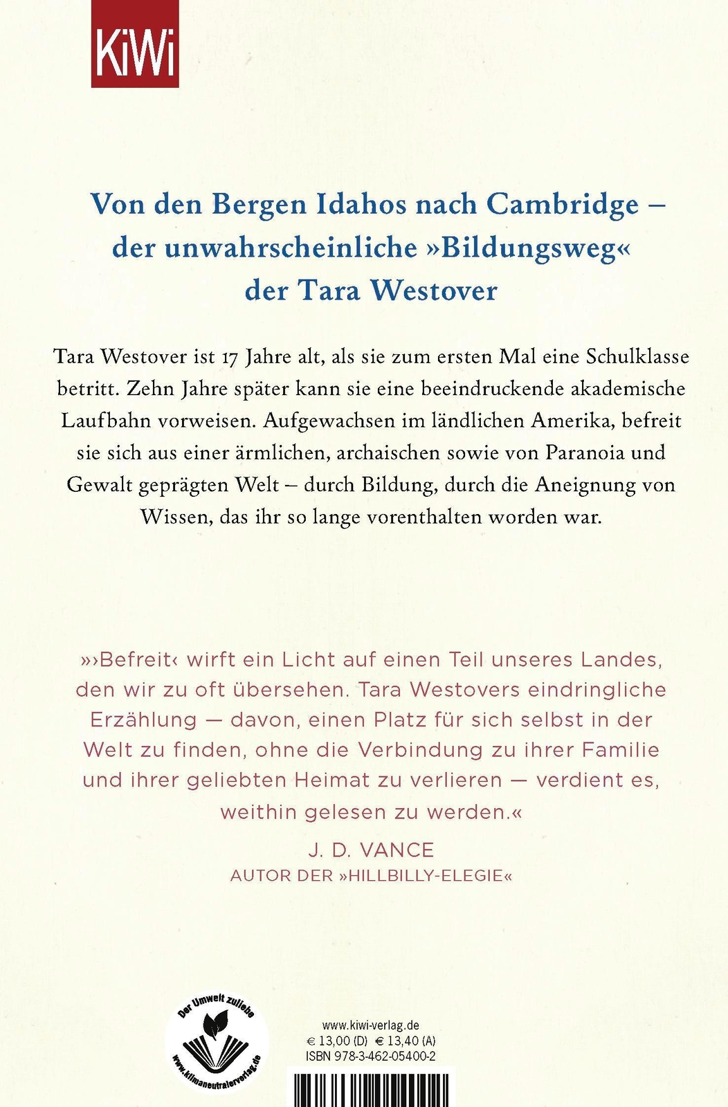 Thumbnail - Befreit | Wie Bildung Mir Die Welt Erschloss | Tara Westover | Deutsch