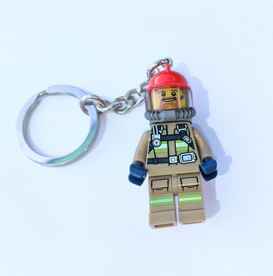 lego firefighter keychain