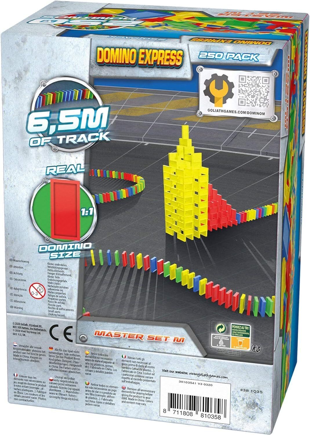 Thumbnail - Dominó Express 81035012 Ersatz 250 Chips Klassisch