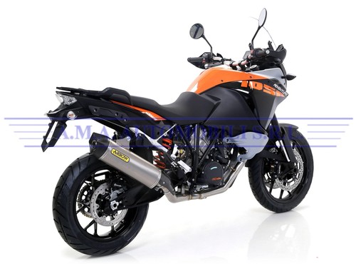 Terminale Maxi Race-Tech alluminio fondello carby KTM 1050 Adventure 2015 2016 - Foto 3 di 4