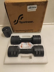 Ensemble de poids à main réglables : Sportneer 5 lb Dumbbells Ensemble de 2 Chaque