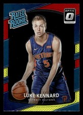 2017-18 Donruss Optic #189 Luke Kennard Red and Yellow
