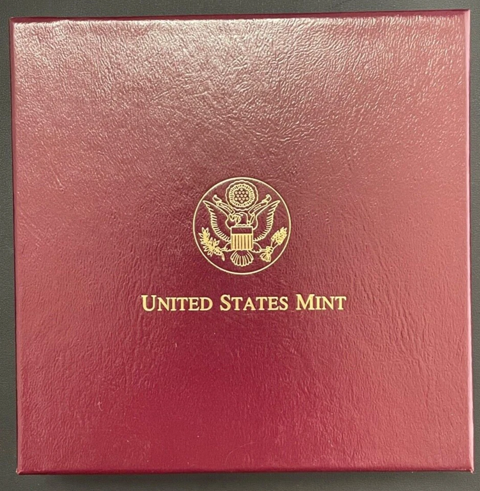 1996 US Mint 4 Coin UNC Set Atlanta Olympic Games Gold & Silver w/ Cauldron - Image 3 of 4