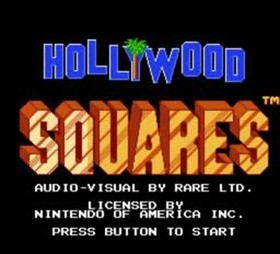 Hollywood Squares - Fun NES Nintendo Game