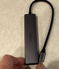 UGREEN Portable USB-C Hub Gray HDMI USB 2.0 USB 3.0 Ports Type-C Adapter